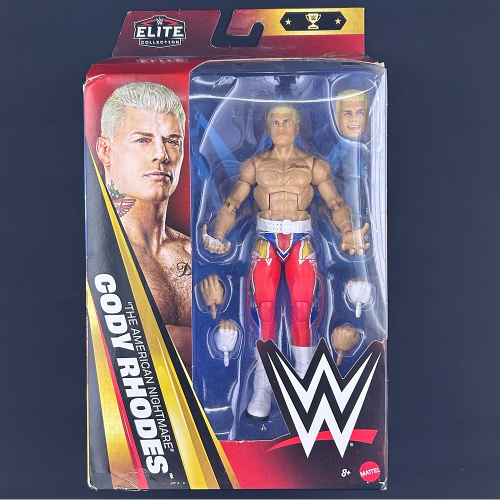 Mattel WWE Elite Cody Rhodes Wrestling Action Figure 2025 Top Picks DMGD BOX